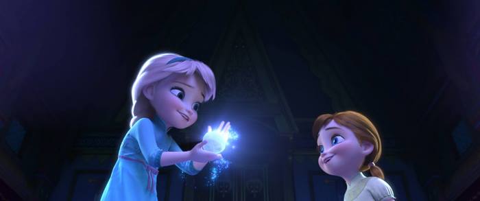 Elsa and Anna from Frozen
