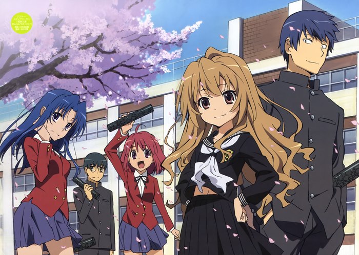 Taiga Aisaka and friends from Toradora!
