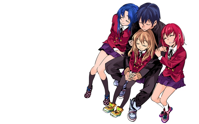 Toradora! characters sleeping together