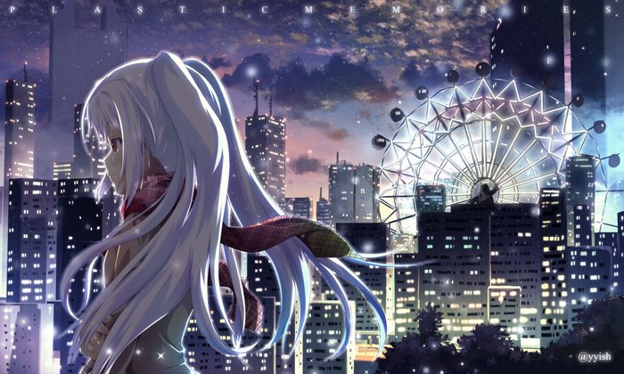 Isla from Plastic Memories in a City at Night