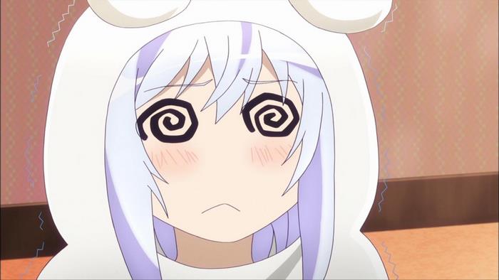 Isla from Plastic Memories in a white costume