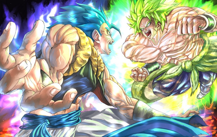 Gogeta vs. Broly from Dragon Ball