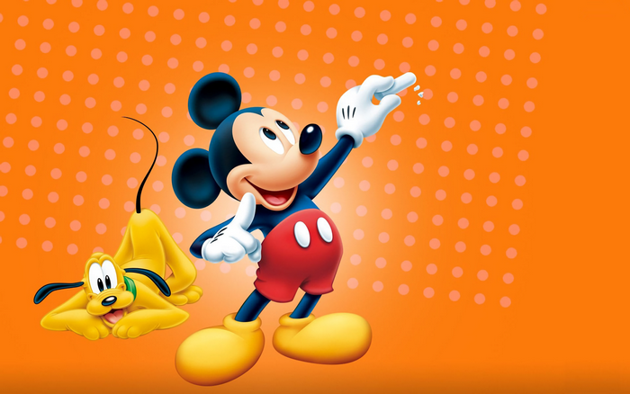Mickey Mouse and Pluto