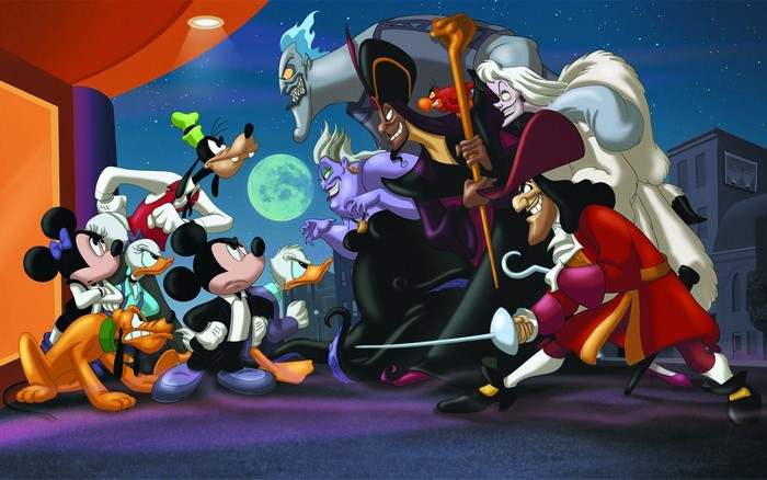 Disney Villains vs. Mickey Mouse and Friends
