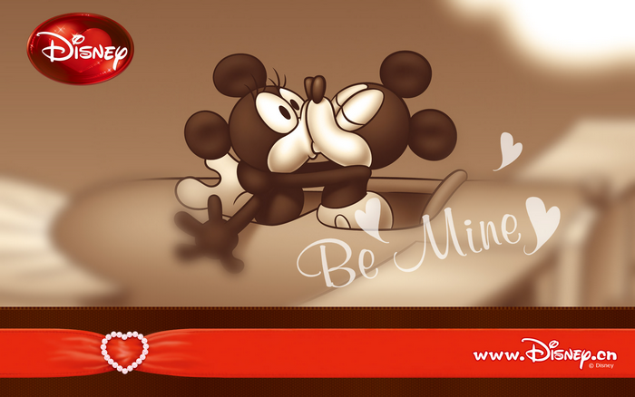 Mickey and Minnie Mouse from Disney