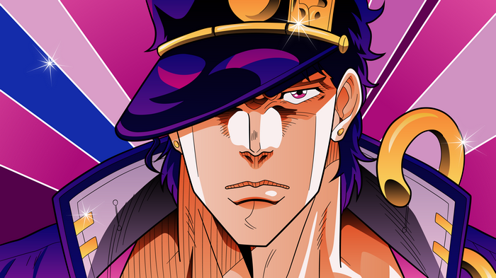 Jotaro Kujo from JoJo's Bizarre Adventure