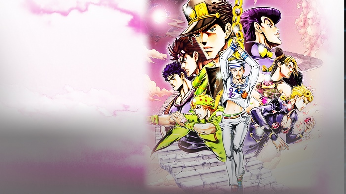 Jotaro Kujo and other JoJo's Bizarre Adventure characters