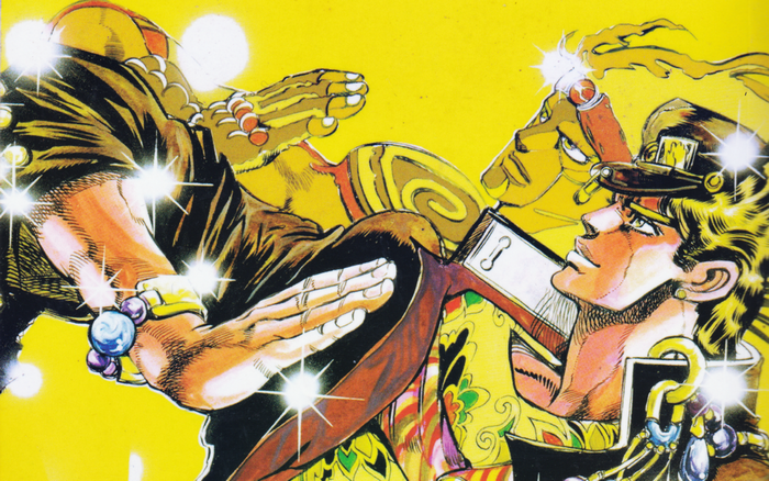 Jotaro Kujo from JoJo's Bizarre Adventure