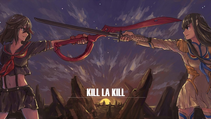 Ryuko Matoi and Satsuki Kiryuin from Kill la Kill