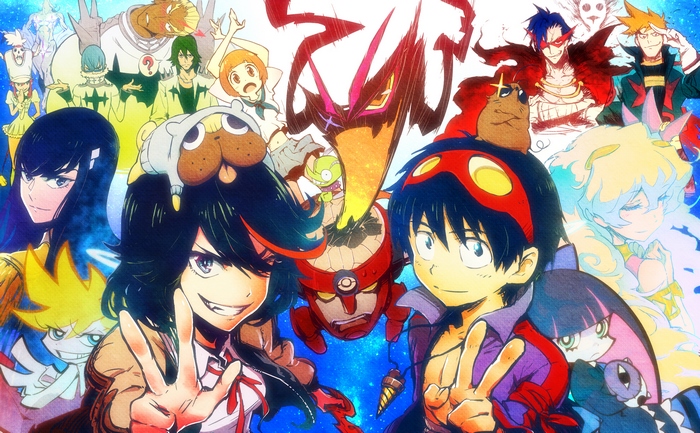 Kill la Kill and Gurren Lagann Characters