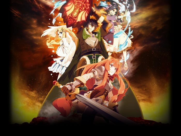 Raphtalia and companions from The Rising of the Shield Hero