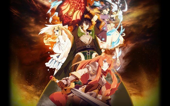Raphtalia and companions from The Rising of the Shield Hero
