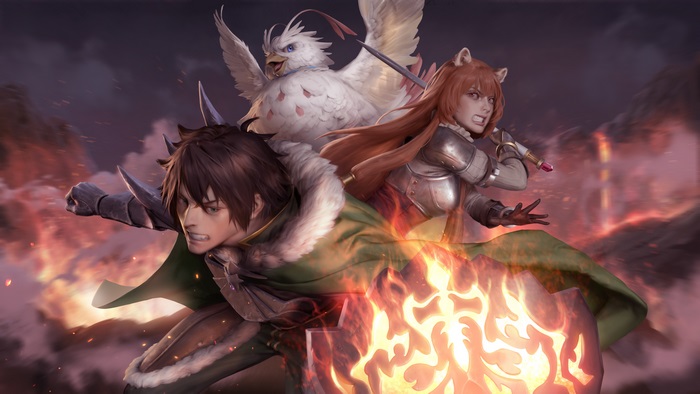 Raphtalia and Naofumi from The Rising of the Shield Hero