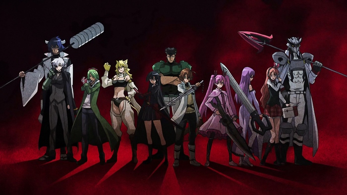 Akame Ga Kill! Character Lineup with Weapons