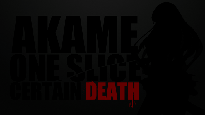 Akame from Akame Ga Kill! One Slice Certain Death