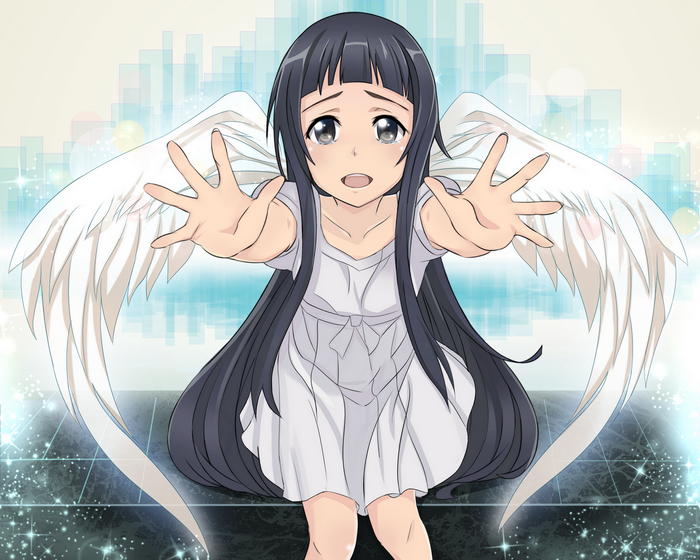 Yui from Sword Art Online with Wings