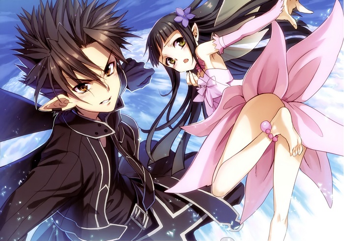 Kirito and Yui from Sword Art Online