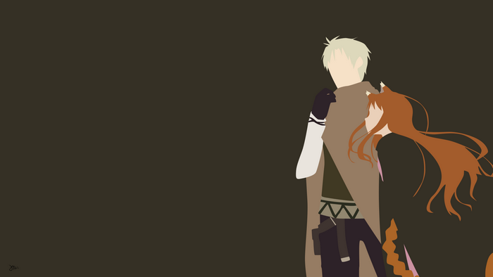Lawrence and Holo from Spice and Wolf