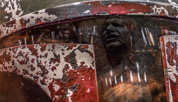 Boba Fett Helmet with Darth Vader and Stormtroopers Reflection