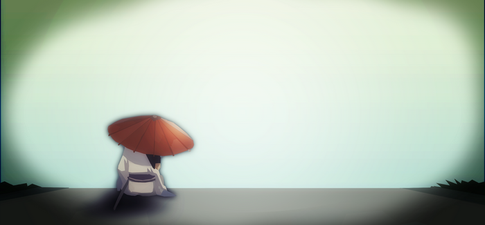 Gintoki Sakata with Umbrella