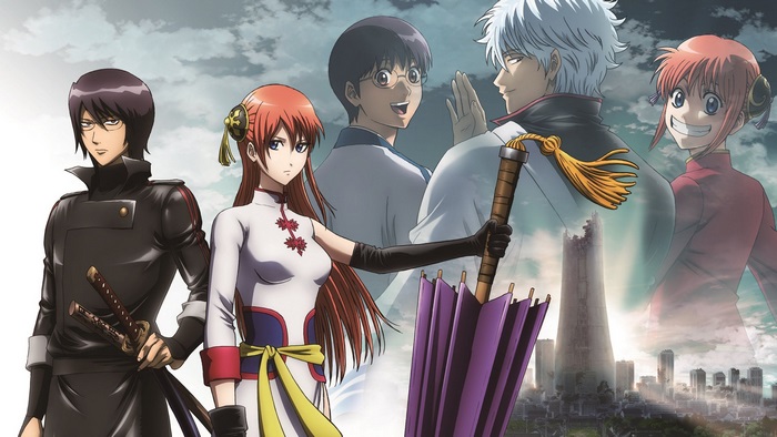 Gintoki Sakata and friends from Gintama