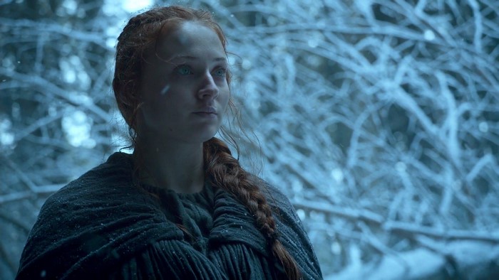 Sansa Stark from Game of Thrones in winter