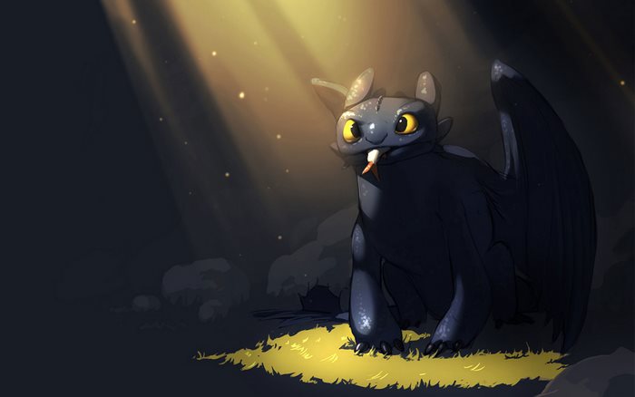 Toothless from How to Train Your Dragon
