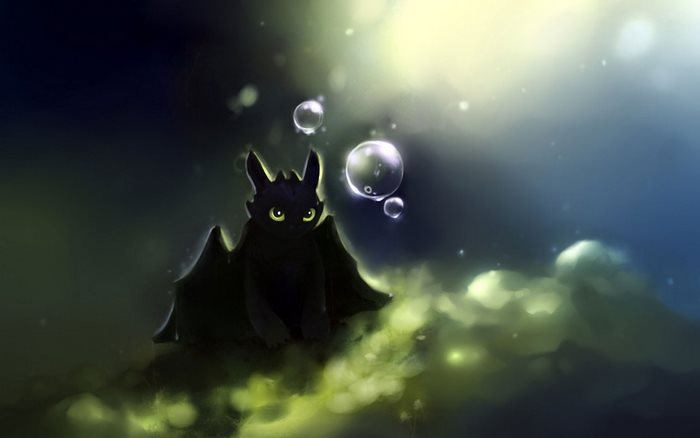 Toothless from How to Train Your Dragon