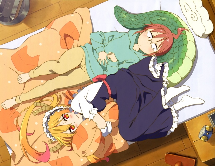 Tohru and Kobayashi from Miss Kobayashi's Dragon Maid