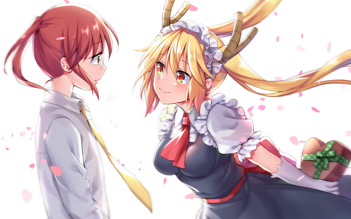 Tohru and Kobayashi from Miss Kobayashi's Dragon Maid