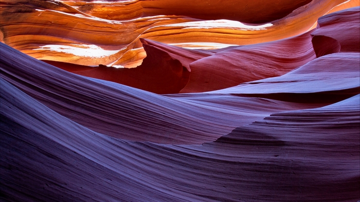 Lower Antelope Canyon sandstone formations