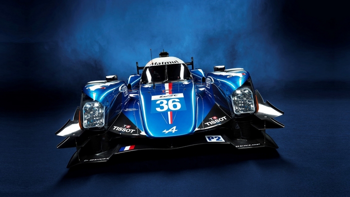 Alpine A424 LMP2 race car with number 36