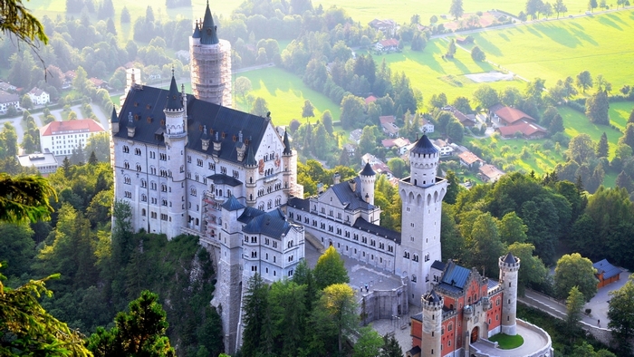 Neuschwanstein Castle in Bavaria, Germany