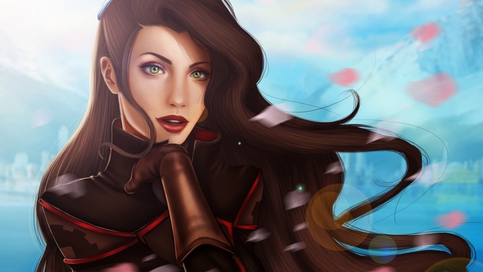 Asami Sato in Wind and Petals