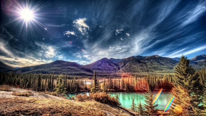 photo, national park, alberta canada, beautiful, photography, wide ...