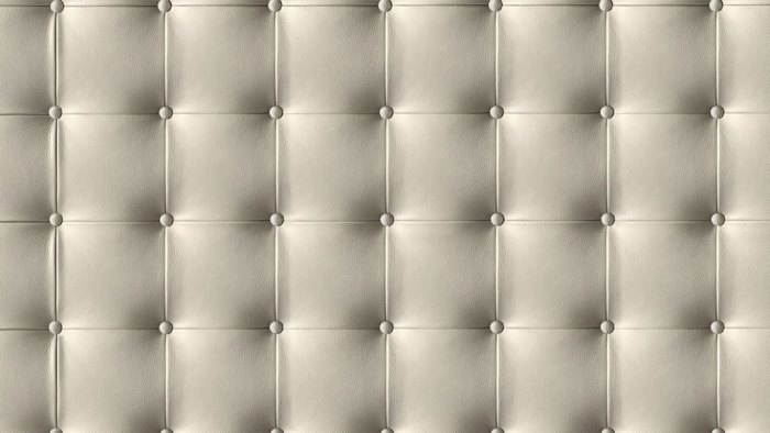 White leather tufted upholstery texture