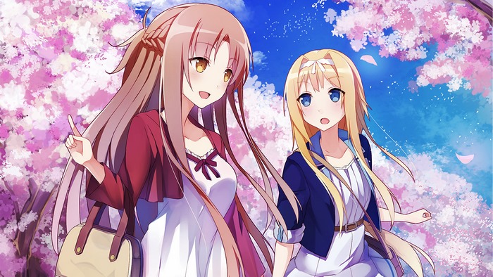 Asuna and Alice from Sword Art Online