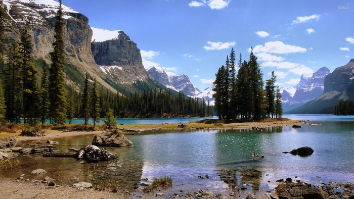 Maligne Lake in Jasper National Park, Alberta, Canada