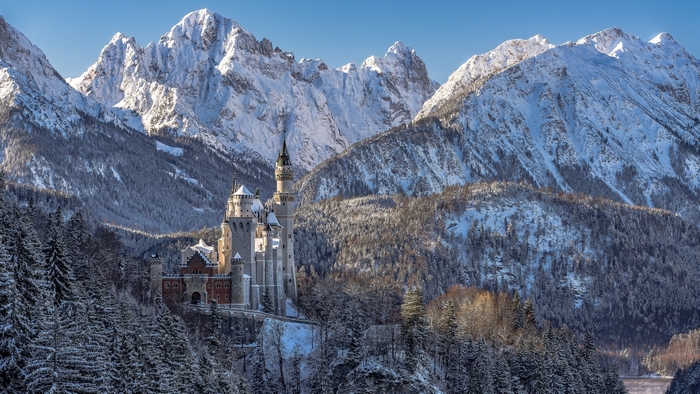 Neuschwanstein Castle in Winter