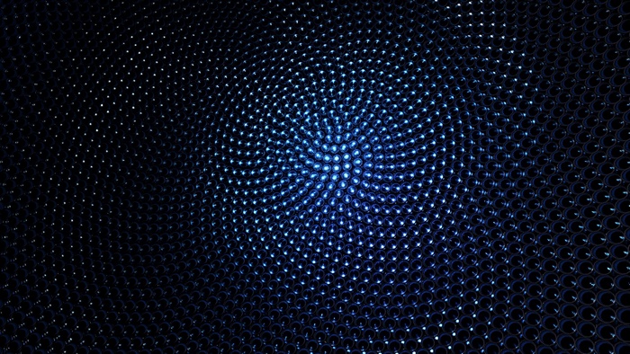 Abstract blue light pattern