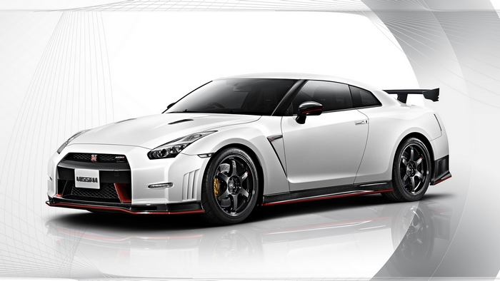 White Nissan GT-R Nismo Coupe