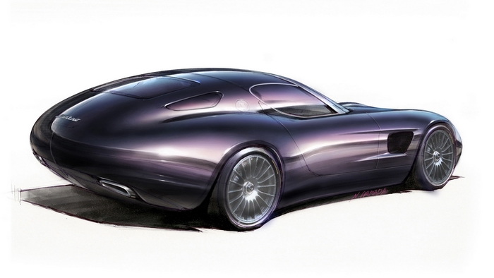 Maserati Zagato Mostro Coupe concept car