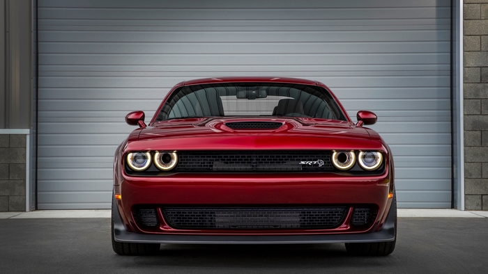 Red 2018 Dodge Challenger SRT Hellcat