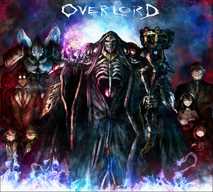 Overlord characters with Ainz Ooal Gown