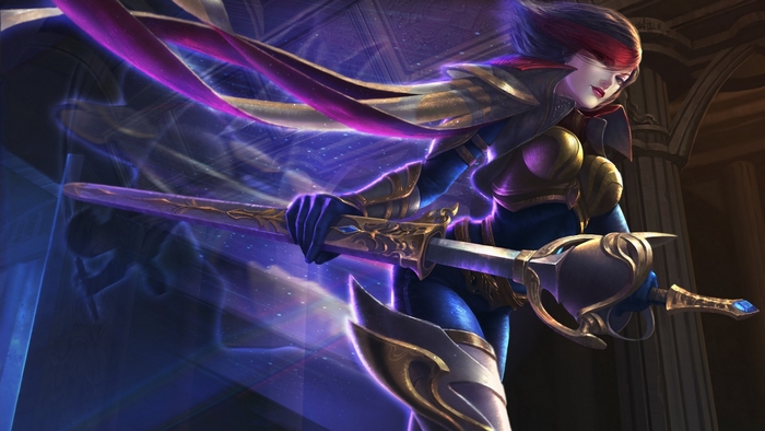 Fiora in Purple Luminosity from League of Legends