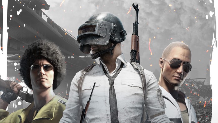 PUBG: Three characters ready for battle