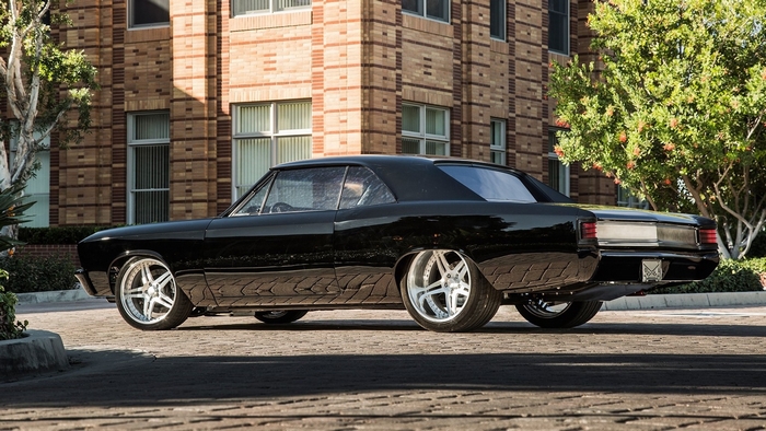 Black 1967 Supercharged Chevelle
