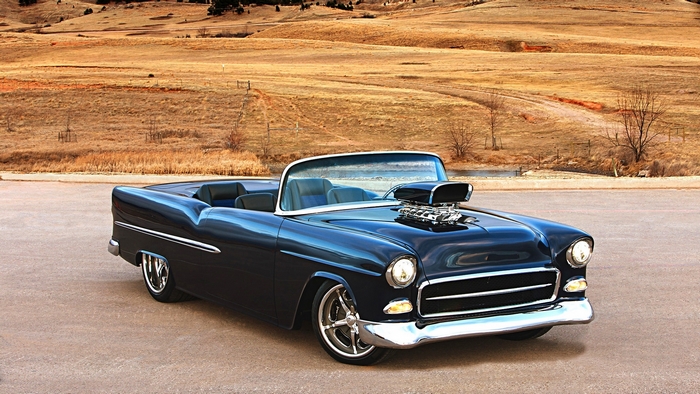 1955 Chevrolet Bel Air Convertible with Supercharger