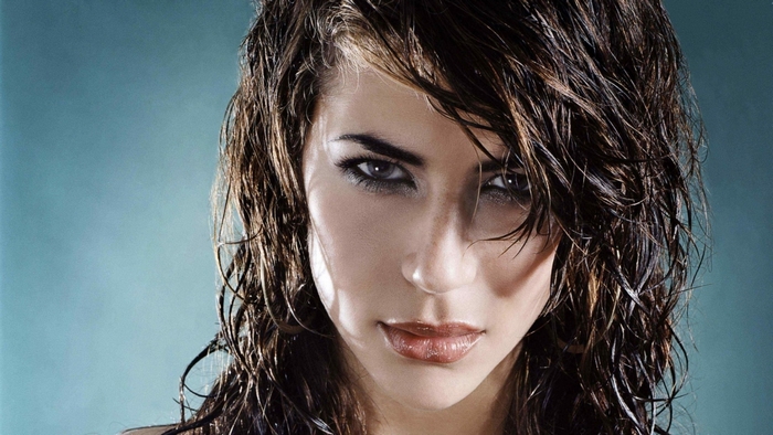 Karima Adebibe Close-Up Portrait with Wet Hair