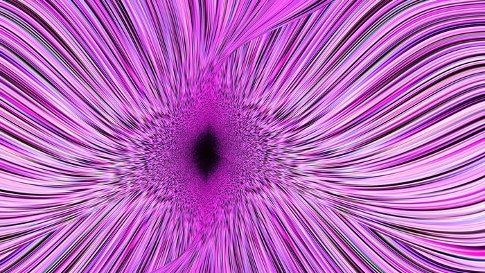 Abstract pink and black fractal pattern